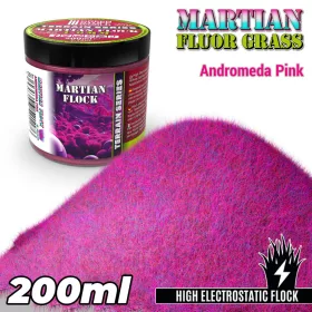   Green Stuff World Martian Fluor Grass ANDROMEDA PINK 200ml – fluoreszkáló androméda pink marsi fű terepépítéshez