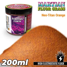   Green Stuff World Martian Fluor Grass NEO-TITAN ORANGE 200ml – fluoreszkáló titán narancs marsi fű terepépítéshez