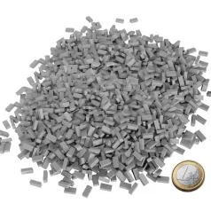 Green Stuff World Miniature Bricks - Grey x800 1:24