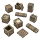 Green Stuff World Wooden Crates 1:48