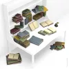 Green Stuff World Resin Books 1:35 – 21 db 3D nyomtatott resin könyv diorámákhoz