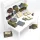 Green Stuff World Resin Books 1:35 – 21 db 3D nyomtatott resin könyv diorámákhoz