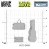 Green Stuff World Suitcases 1:35 – 12 db 3D nyomtatott resin bőrönd diorámákhoz