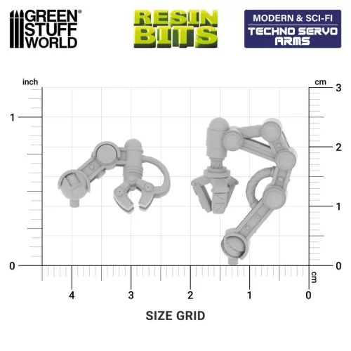 Green Stuff World Techno Servo Arms – techno-mechanikus szervokarok