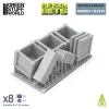 Green Stuff World Wooden Crates 1:35 – 5 db 3D nyomtatott resin faláda diorámákhoz