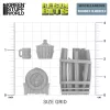 Green Stuff World Wooden Barrels 1:35 – 7 db 3D nyomtatott resin fahordó diorámákhoz