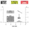Green Stuff World WWII German Grenades 1:35 – 43 db 3D nyomtatott resin gránát és akna diorámákhoz