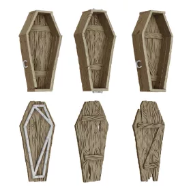 Green Stuff World Dungeon Wooden Coffins 1:48