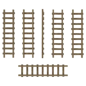 Green Stuff World Small Wooden Ladders 1:48-1:35