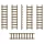 Green Stuff World Small Wooden Ladders 1:48-1:35