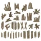 Green Stuff World Broken Wood Planks 1:48-1:35