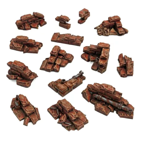 Green Stuff World Brick wall ruins 1:48