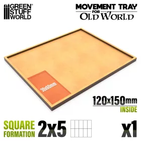 Green Stuff World MDF Movement Trays Old World 120x150mm