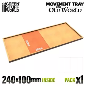 Green Stuff World MDF Movement Trays - 240x100mm