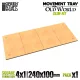 Green Stuff World MDF Movement Trays - Slimfit 240x100mm