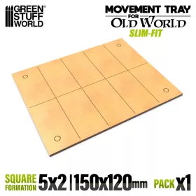Green Stuff World MDF Movement Trays - Slimfit 150x120mm
