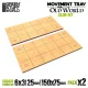 Green Stuff World MDF Movement Trays - Slimfit 150x75mm