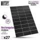 Green Stuff World Rectangular Magnetic Sheet SELF-ADHESIVE 30x60mm – öntapadós téglalap mágneslap modellezéshez