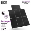 Green Stuff World Rectangular Magnetic Sheet SELF-ADHESIVE 60x100mm – öntapadós téglalap alakú mágneslap modellezéshez