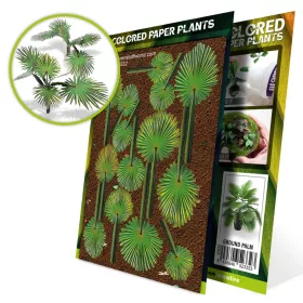 Green Stuff World Colored Paper Plants - Ground Palm