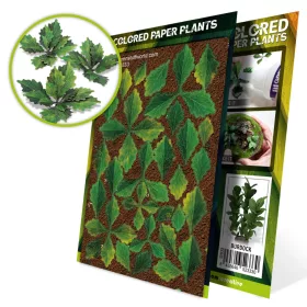 Green Stuff World Colored Paper Plants - Burdock