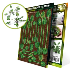 Green Stuff World Colored Paper Plants - Monstera