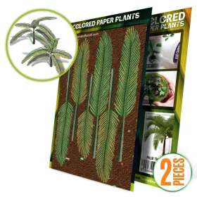 Green Stuff World Colored Paper Plants - Palm
