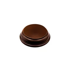 Green Stuff World Round Wood display bases 4x4 cm - Hazelnut