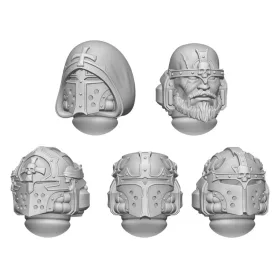 Green Stuff World DakkaDakka - Dark Crusader Helmets 1:48