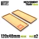 Green Stuff World MDF Movement Trays 120x40mm
