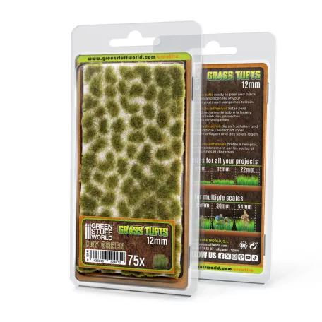 Green Stuff World Static Grass Tufts 12 mm - Dry Green
