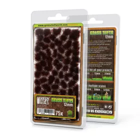 Green Stuff World Static Grass Tufts 12 mm - Burnt Brown