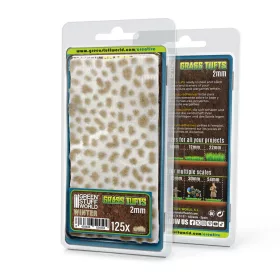 Green Stuff World Static Grass Tufts 2 mm - Winter White