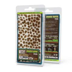 Green Stuff World Static Grass Tufts 2 mm - Dry Brown