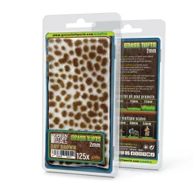 Green Stuff World Static Grass Tufts 2 mm - Dry Brown