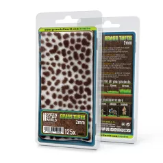 Green Stuff World Static Grass Tufts 2 mm - Burnt Brown