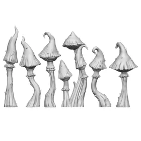 Green Stuff World Goblin Mushrooms XL 1:48-1:35