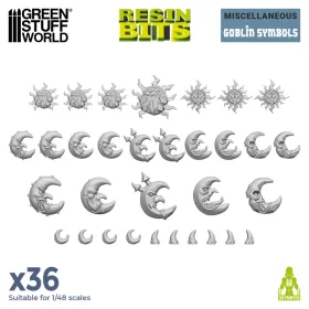 Green Stuff World Goblin Symbols 1:48