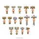 Green Stuff World Dwarf Hammers 1:48
