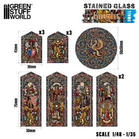 Green Stuff World Knight Stained Glass - Small
