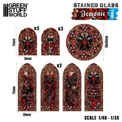 Green Stuff World Demonic Stained Glass - Small