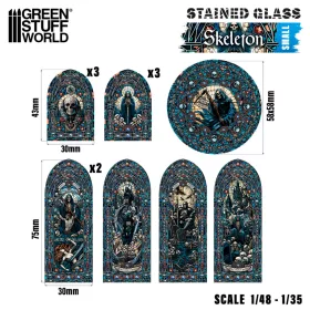 Green Stuff World Skeleton Stained Glass - Small