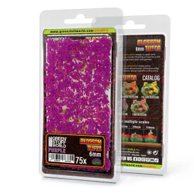 Green Stuff World Blossom Tufts - 6mm - Purple Flowers