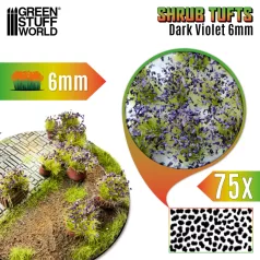   Green Stuff World Shrub Tufts 6mm self-adhesive - Dark Violet
