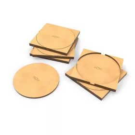 Green Stuff World MDF Base adapter - Round 80mm to Square