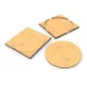 Green Stuff World MDF Base adapter - Round 100mm to Square