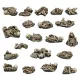 Green Stuff World Skeleton Remains 1:48