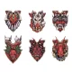 Green Stuff World Blood God Shields 1:48