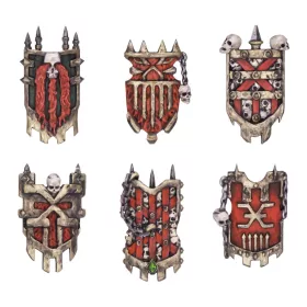Green Stuff World Chaos Chosen Tower Shields 1:48