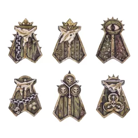 Green Stuff World Plague God Shields 1:48